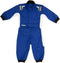 Sparco Baby Onesie Racepak Replica | blauw-wit / 6-9 maanden | Baby One-Piece | 017012AZ0609