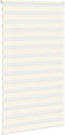 vidaXL - Zebra - rolgordijn - 120x200 - cm - stofbreedte - 115,9 - cm - marmerbeige