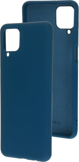 Mobiparts Samsung Galaxy A12 (2021) - Silicone Cover - Soft-touch - Blueberry Blue