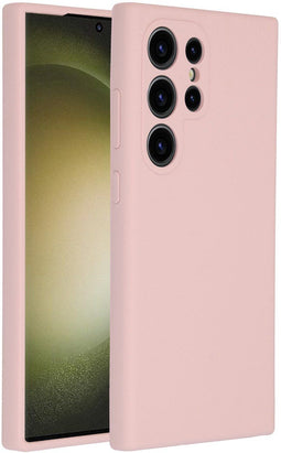 Accezz Samsung Galaxy S24 Ultra - Liquid Silicone Backcover - Schokabsorberend - Roze