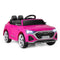Audi SQ8 - Elektrische Kinderauto - Afstandsbediening 12V - Zwart/Roze