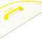 Aristo geodriehoek - lengte 80 cm - onbuigzaam - transparant - voor schoolbord - AR-1552W