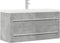 vidaXL - Wastafelkast - 100x38,5x48 - cm - spaanplaat - betongrijs