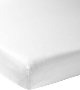 Meyco Baby Uni - Hoeslaken boxmatras - Jersey katoen - 75x95cm - white