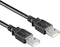 Nedis CCGP60000BK20 - USB A naar USB A kabel - 200cm - Zwart