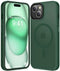 Apple iPhone 15 - Back Cover - MagSafe Compatibel - Donkergroen