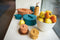 Braadpan Geel 13 cm x 10 cm incl deksel - Sambonet