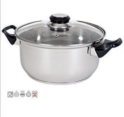 Braadpan stoofpan met deksel Ø 24cm RVS geschikt voor alle warmtebronnen 4 L