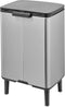 Brabantia Bo Hi Prullenbak - 12 liter - Matt Steel Fingerprint Proof