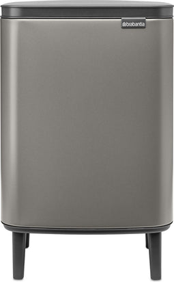 Brabantia Bo Hi Prullenbak - 12 liter - Platinum