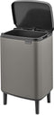 Brabantia Bo Hi Prullenbak - 12 liter - Platinum