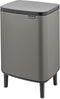 Brabantia Bo Hi Prullenbak - 12 liter - Platinum