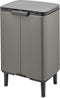 Brabantia Bo Hi Prullenbak - 12 liter - Platinum
