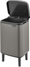 Brabantia Bo Hi Prullenbak - 7 liter - Platinum