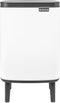 Brabantia Bo Hi Prullenbak - 7 liter - White