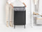 Brabantia Bo Hi Wasmand - met Deksel - 2 x 45 l - 2 Vakken - Matt Black