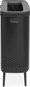 Brabantia Bo Hi Wasmand - met Deksel - 2 x 45 l - 2 Vakken - Matt Black