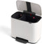 Brabantia Bo Prullenbak - 11 + 23 liter - Afvalscheiding - White
