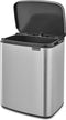 Brabantia Bo Prullenbak - 12 liter - Matt Steel Fingerprint Proof
