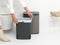 Brabantia Bo Prullenbak - 12 liter - Platinum