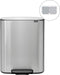 Brabantia Bo Prullenbak - 2 x 30 liter - Afvalscheiding - Matt Steel Fingerprint Proof