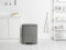 Brabantia Bo Prullenbak - 2 x 30 liter - Afvalscheiding - Mineral Concrete Grey