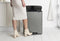 Brabantia Bo Prullenbak - 2 x 30 liter - Afvalscheiding - Mineral Concrete Grey
