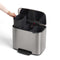 Brabantia Bo Prullenbak - 3 x 11 liter - Afvalscheiding - Matt Steel Fingerprint Proof