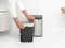 Brabantia Bo Prullenbak - 4 liter - Matt Steel Fingerprint Proof