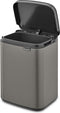 Brabantia Bo Prullenbak - 4 liter - Platinum