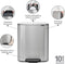 Brabantia Bo Prullenbak - 60 liter - Matt Steel Fingerprint Proof