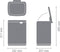 Brabantia Bo Prullenbak - 7 liter - Mineral Infinite Grey
