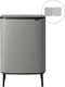 Brabantia Bo Touch Bin Hi Prullenbak - 2 x 30 liter - Afvalscheiding - Mineral Concrete Grey