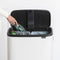 Brabantia Bo Touch Bin Hi Prullenbak - 2 x 30 liter - Afvalscheiding - White