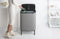 Brabantia Bo Touch Bin Hi Prullenbak - 2 x 30 liter - Afvalscheiding - Mineral Concrete Grey