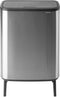 Brabantia Bo Touch Bin Hi Prullenbak - 2 x 30 liter - Afvalscheiding - Matt Steel Fingerprint Proof
