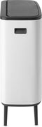 Brabantia Bo Touch Bin Hi Prullenbak - 2 x 30 liter - Afvalscheiding - White