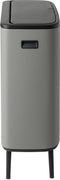 Brabantia Bo Touch Bin Hi Prullenbak - 2 x 30 liter - Afvalscheiding - Mineral Concrete Grey