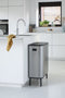 Brabantia Bo Touch Bin Hi Prullenbak - 60 liter - Matt Steel Fingerprint Proof