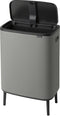 Brabantia Bo Touch Bin Hi Prullenbak - 60 liter - Mineral Concrete Grey