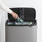 Brabantia Bo Touch Bin Hi Prullenbak - 60 liter - Mineral Concrete Grey