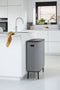 Brabantia Bo Touch Bin Hi Prullenbak - 60 liter - Mineral Concrete Grey