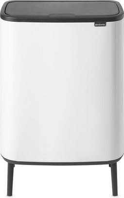 Brabantia Bo Touch Bin Hi Prullenbak - 60 liter - White