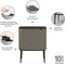 Brabantia Bo Touch Bin Prullenbak - 11 + 23 liter - Afvalscheiding - Platinum
