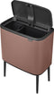 Brabantia Bo Touch Bin Prullenbak - 11 + 23 liter - Afvalscheiding - Satin Taupe