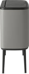 Brabantia Bo Touch Bin Prullenbak - 11 + 23 liter - Afvalscheiding - Mineral Concrete Grey