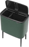 Brabantia Bo Touch Bin Prullenbak - 11 + 23 liter - Afvalscheiding - Pine Green