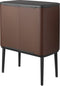 Brabantia Bo Touch Bin Prullenbak - 11 + 23 liter - Afvalscheiding - Mineral Cosy Brown