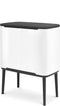 Brabantia Bo Touch Bin Prullenbak - 11 + 23 liter - Afvalscheiding - White