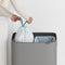 Brabantia Bo Touch Bin Prullenbak - 2 x 30 liter - Afvalscheiding - Mineral Concrete Grey